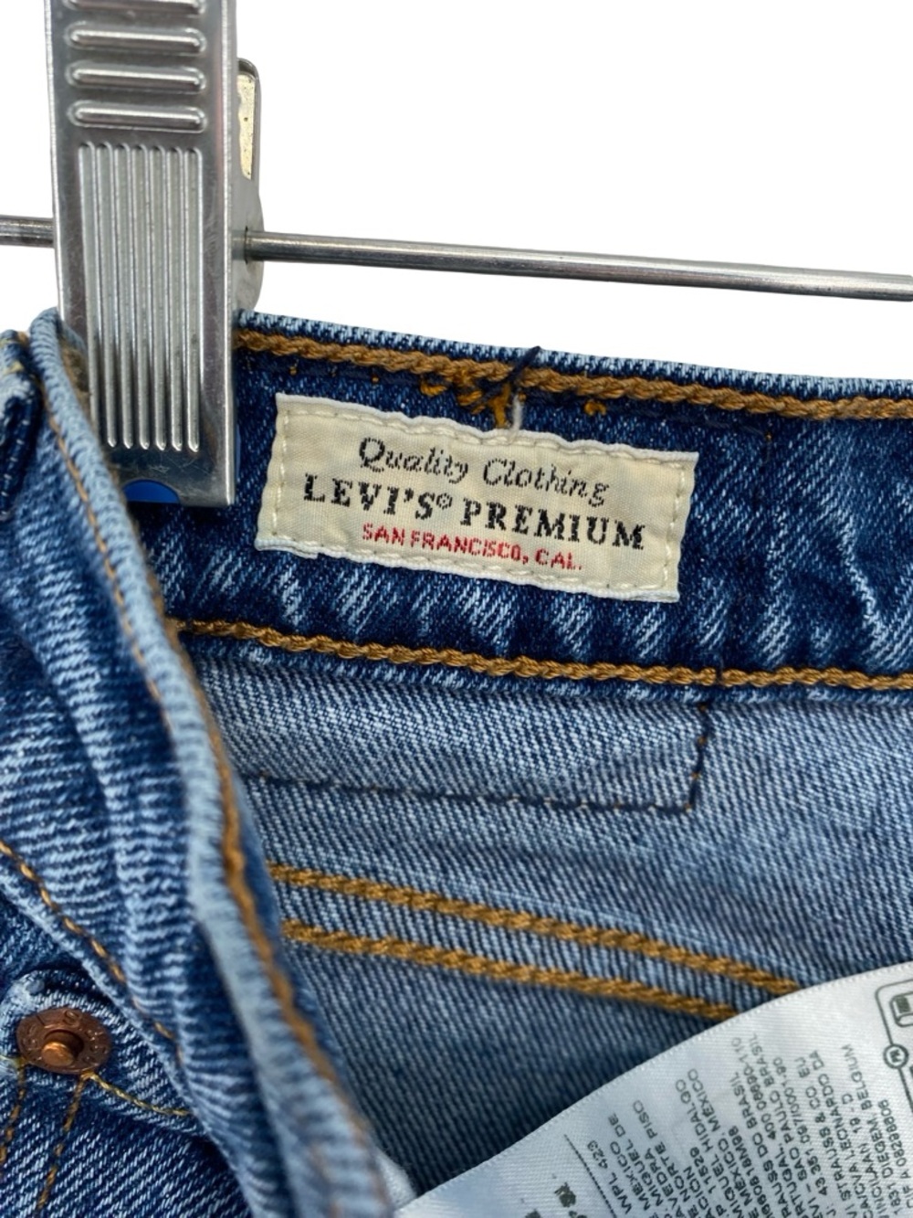 Levi’s 501 Original Jeans Straight Leg Button Fly Men’s Size 33 x 30 - Picture 9 of 11